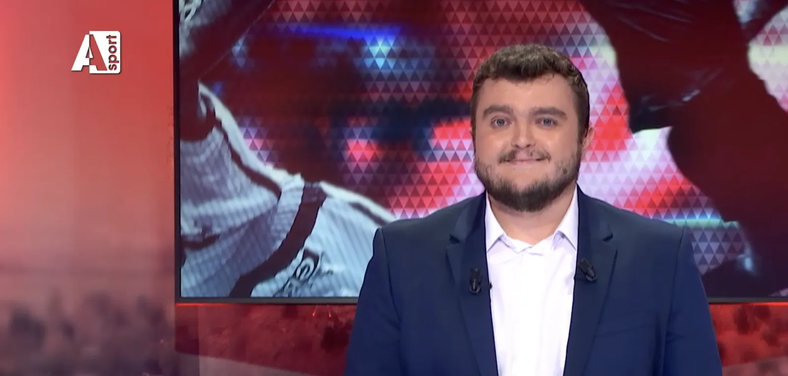 Nicolas Matloka présente Atout Sports sur Télé MB